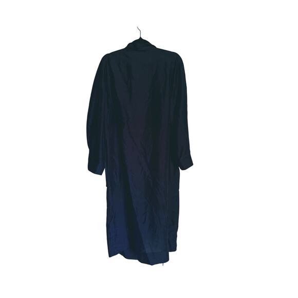 Soeur Susie Silk Kimono Belted Wrap Dress Black Small Luxury Lagenlook Designer - Picture 8 of 11